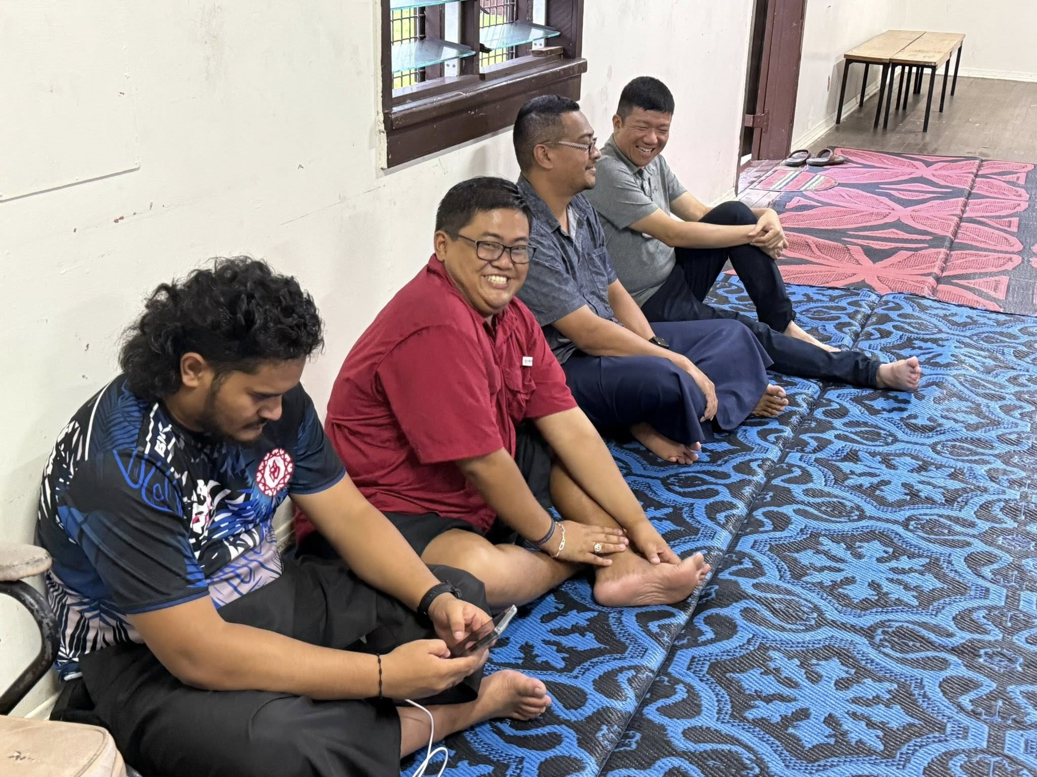 Fijian Brothers Welcome Fr. Clyde on St. Damien Feast Day